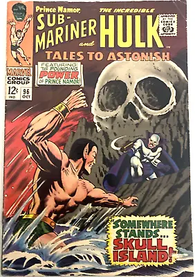 Buy Tales To Astonish # 96. Sub-mariner & Hulk. Oct. 1967.  Dan Adkins-cover. Vg/fn. • 14.99£