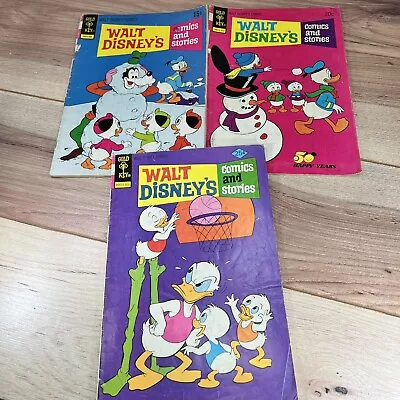 Buy Walt Disney‘S Comics And Stories Lot Of 3 Gold Key Comic Book • 14.33£