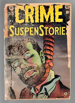 Buy Crime Suspenstories #20 EC 1952 Pr 0.5 Hanging Cover SOTI • 619.63£