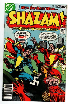 Buy Shazam #34 Newsstand - Captain Marvel Jr Vs Captain Nazi - 1978 - VF/NM • 16.06£