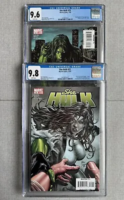 Buy She-Hulk #22 CGC 9.8 NM+/MT 1st Appearance Of Jazinda + #23 CGC 9.6 NM+ • 78.99£