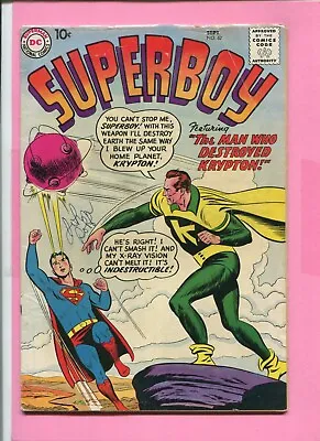 Buy Superboy # 67 - The Man Who Destroyed Krypton - Krypto - Curt Swan Cover - 1958 • 29.99£