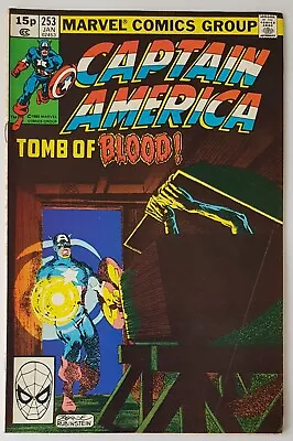 Buy Captain America #253, Marvel Comics 1981, Baron Blood Apps, Bronze Age • 6.50£
