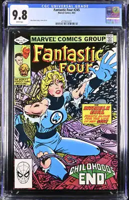 Buy Fantastic Four #245 Cgc 9.8 White Pages // Marvel Comics 1982 • 96.30£