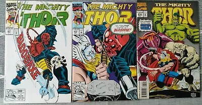 Buy The Mighty Thor #451 #452 #474 W/ Cards Marvel 1992/94 Comic Books • 7.88£