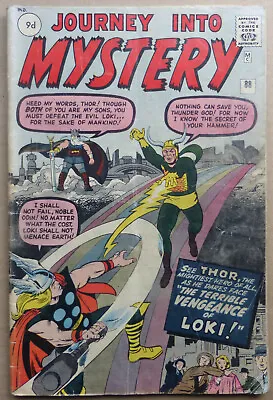 Buy Journey Into Mystery #88, Classic Silver Age With  Thor  &  Loki , 1962!! • 550£