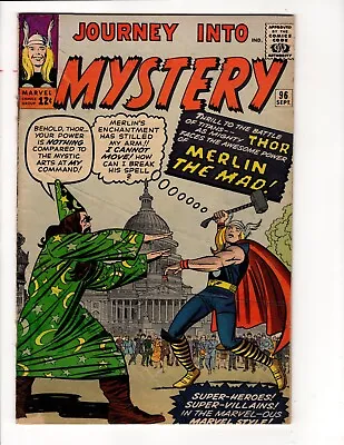 Buy Journey Into Mystery #96-1963 (this Book Has Minor Restoration See Description) • 52.89£