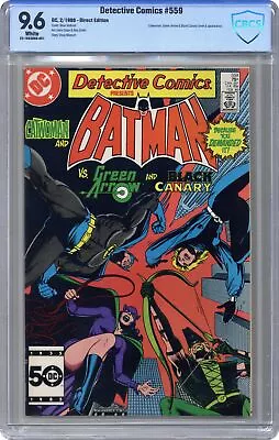 Buy Detective Comics #559 CBCS 9.6 1986 22-1653D6D-091 • 47.44£