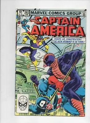 Buy CAPTAIN AMERICA #282, VF/NM, Constrictor, Mike Zeck 1968 1983, Nomad • 14.47£