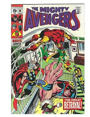 Buy Avengers #66 1969 VF Or Better Beauty The Great Betrayal! 1st Admantium  Combine • 47.50£