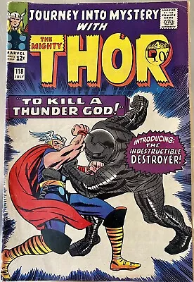 Buy Journey Into Mystery With Thor #118 (1965) 1st App Destroyer • 20£