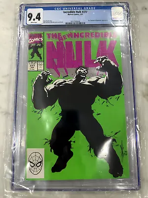 Buy The Incredible Hulk #377 (Marvel, January 1991) CGC Graded 9.4 • 47.39£