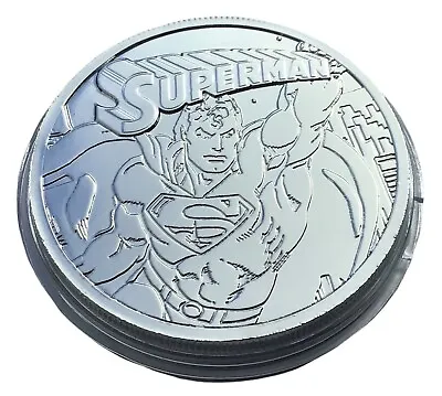 Buy Superman Justice League 38mm Shiny Collectors Coin In Capsule • 6.95£