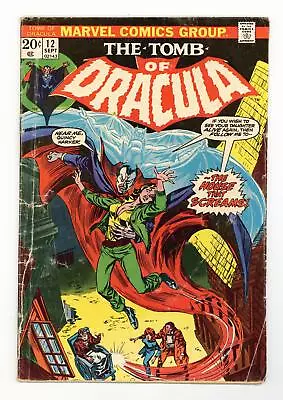 Buy Tomb Of Dracula #12 FR/GD 1.5 1973 • 20.56£