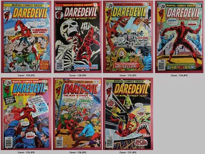 Buy Marvel Comics - Daredevil 129, 130, 133, 134, 135, 136, 137 - 7 Books - 1976 • 20.10£