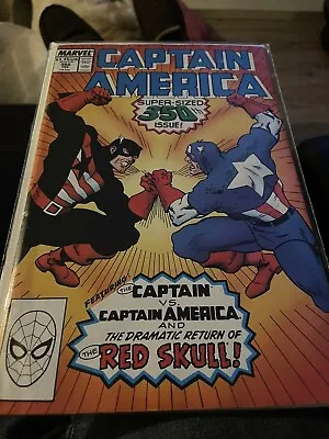 Buy Captain America #350 - Seeing Red / Resurrection - 7.5-8.5 • 7.75£