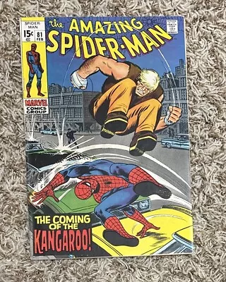 Buy Amazing Spider-Man #81 * 1st App Kangaroo * 1970 * VG To VG/FN • 29.57£