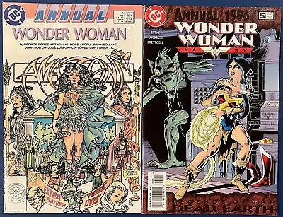 Buy Wonder Woman Annulas #1, 5 DC Comics 1988-96 George Perez, John Byrne, More • 4£