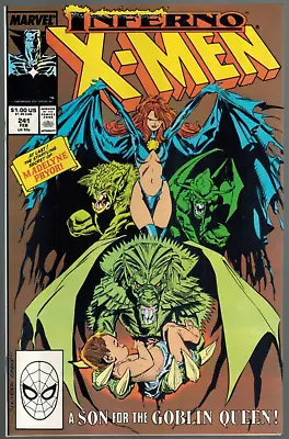 Buy Uncanny X-Men 241  Inferno!  Mr. Sinister!  Goblin Queen! VF/NM 1989 Marvel • 15.85£
