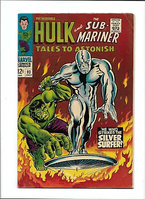 Buy Tales To Astonish #93 [1967 Vg+]  He Who Strikes The Silver Surfer!  • 179.88£