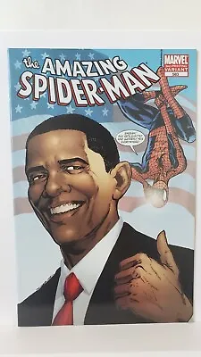 Buy Amazing Spider-Man #583 3rd Printing Featuring Obama 2009 Marvel Comics • 7.99£