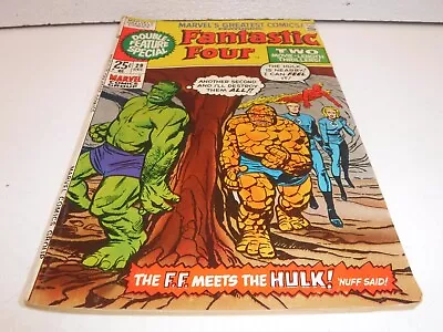 Buy 1970 Marvel's Greatest Comics #29 Fantastic Four Meets Hulk • 19.77£