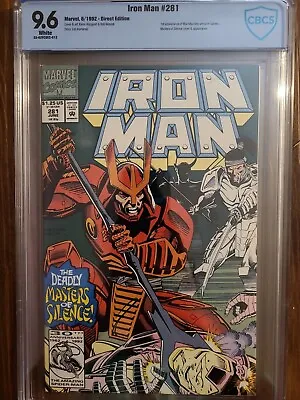 Buy Iron Man # 281 (Jun. 1992 Marvel) 1st App War Machine Armor Cameo; CBCS NM (9.6) • 100.46£