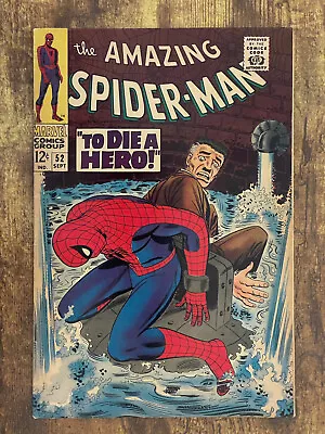 Buy Amazing Spider-Man #52 - STUNNING HIGH GRADE - 3rd App Kingpin - Marvel 1967 • 17.87£