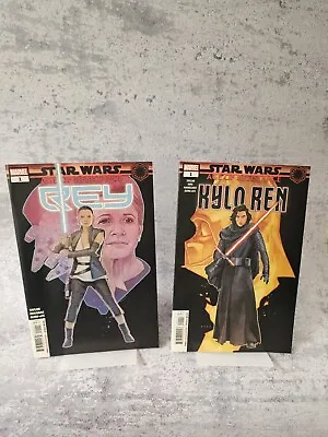 Buy Star Wars, Age Of Resistance, Issue 1 (x2), Set Of 2, Both Rey And Kylo Ren! • 23.19£