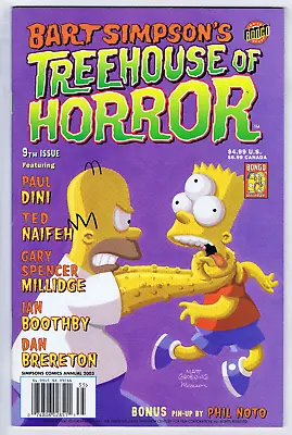 Buy Bart Simpson's Treehouse Of Horror # 9 Bongo Pub 2003 Ring Around The Simpsons ! • 15.81£