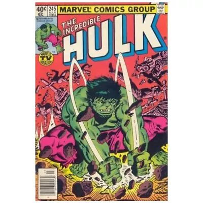 Buy Incredible Hulk (1968 Series) #245 Newsstand In F Condition. Marvel Comics [l/ • 7.96£