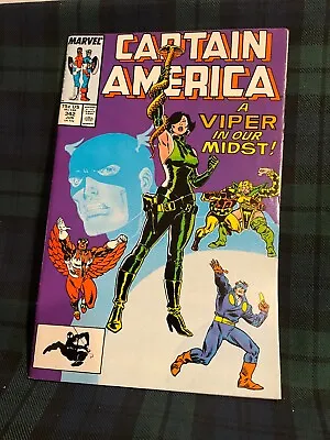 Buy Marvel Comics 1988 Captain America No. 342 • 6.32£