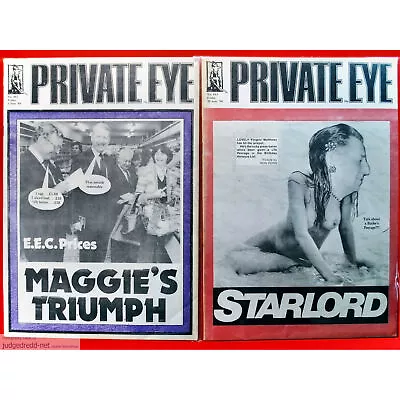 Buy Private Eye Magazine # 482 And 483  2 British Magazines 6 6 80 UK 1980 (Lot 1893 • 8.50£