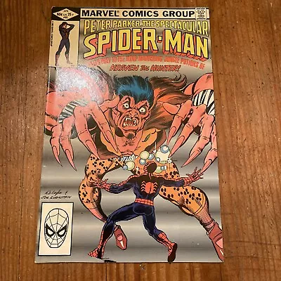 Buy Spectacular Spider-Man #65 Kraven & Calypso F/VF Sony Movie Marvel Comic 1982 • 11.15£