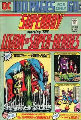 Buy Superboy #202 VG 4.0 1974 Stock Image • 12.65£