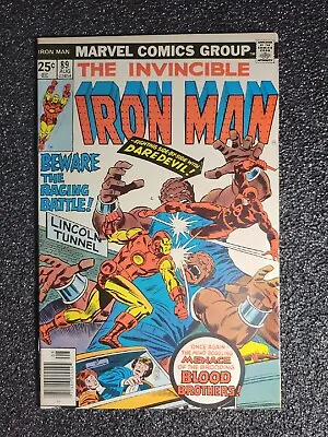 Buy Invincible Iron Man #89 Vf- /the Blood Brothers/daredevil 1976🔥 • 6.89£