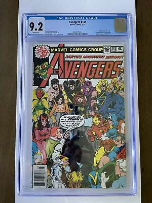 Buy Avengers #181 (Mar 1979) CGC 9.2 ~ White Pages. 1st Scott Lang. Just Graded. • 102.78£