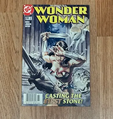 Buy Wonder Woman #208 (2004 Vol.2)   Stoned, Pt. 3  - Greg Rucka - JG Jones COVER • 5.54£