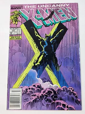 Buy Uncanny X-Men 251 NEWSSTAND Iconic Mark Silvestri Cover Copper Age 1989 • 19.70£