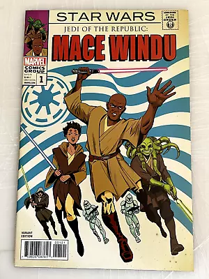 Buy Star Wars Jedi Of The Republic 1 Mace Windu Variant 1:10 Marvel Comics 2017 Rare • 15.80£