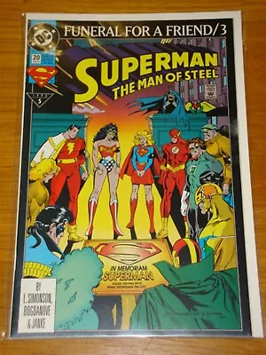Buy Superman Man Of Steel #20 Dc Comic Near Mint Condition February 1993 • 3.99£