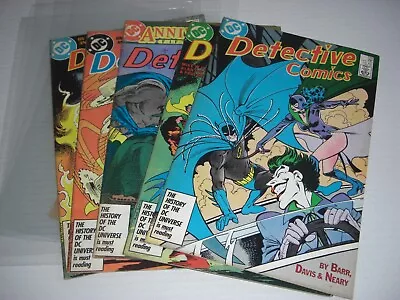 Buy Detective Comics, Issues 570-574, DC, 1986, Anniversay 50 Year Issue, Average Co • 8£