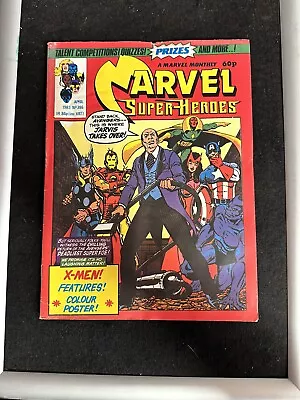 Buy Marvel Comic Super Heroes #396 April 1983 With Poster British Uk Monthly • 10£