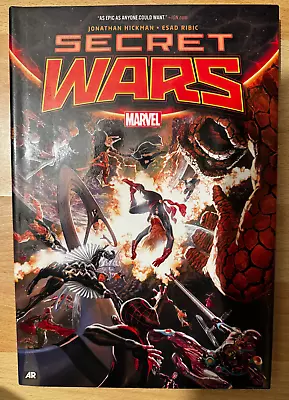 Buy Secret Wars 2016 Oversized Hardcover Hardback Graphic Novel Hickman Marvel Comic • 49.95£