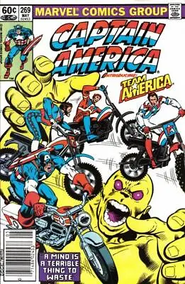 Buy Captain America (1968) # 269 Newsstand (7.5-VF-) Team America 1982 • 8.10£