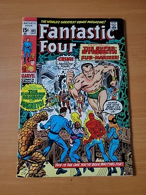 Buy Fantastic Four #102 ~ FINE - VERY FINE VF ~ 1970 Marvel Comics • 23.65£