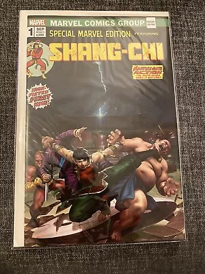 Buy SHANG-CHI #1 Derrick Chew Homage Variant With COA Bagged & Boarded RARE • 10£