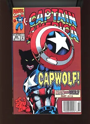 Buy 1992 Marvel,   Captain America   # 405, Key, 1st Cap-Wolf, NM,  BX95 • 15.74£