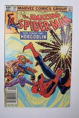 Buy Amazing Spider-Man #239 2nd Appearance Hobgoblin Newsstand Edition Marvel VF+/NM • 39.53£