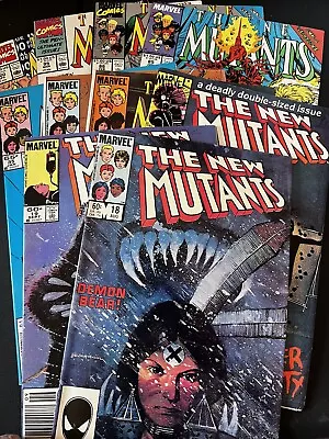 Buy New Mutants 18,19,21,29,32,35,85,86,99,100 • 63£